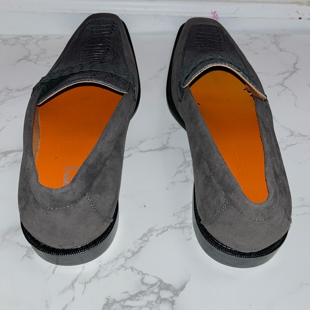 NWOT MENS Antonio Cerrelli Elite Gray Formal Shoes - Picture 4 of 13